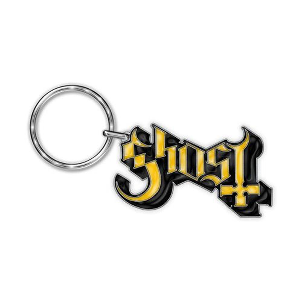Ghost - Logo Sleutelhanger - Geel/Zwart